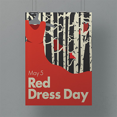 Red Dress Poster for Stantec