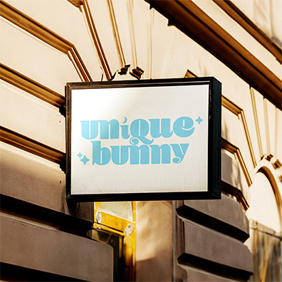 Unique Bunny Logo redesign